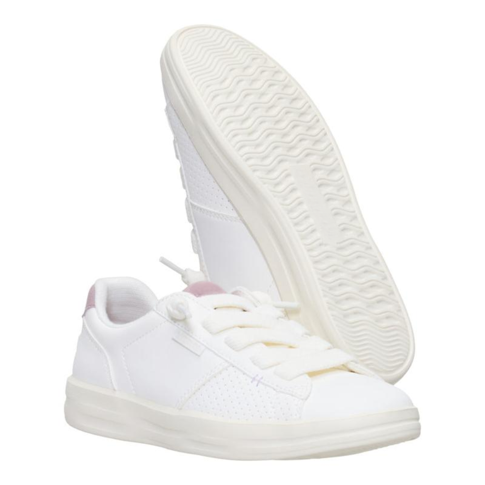 Comfortable Trainers for Women with Lace Up Low Top Cushioned Gum Sole Casual Style