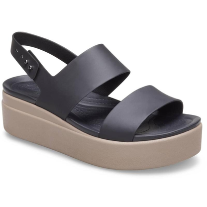 Comfortable Wedge Sandals for Women with Double Band Slingback Strap Cork Platform Style