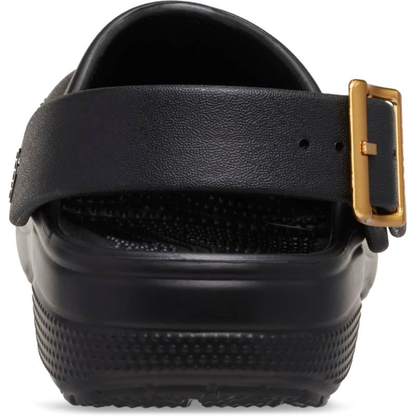 Comfortable Clogs for Women with Perforated Vent Buckle Heel Strap Slip On Style