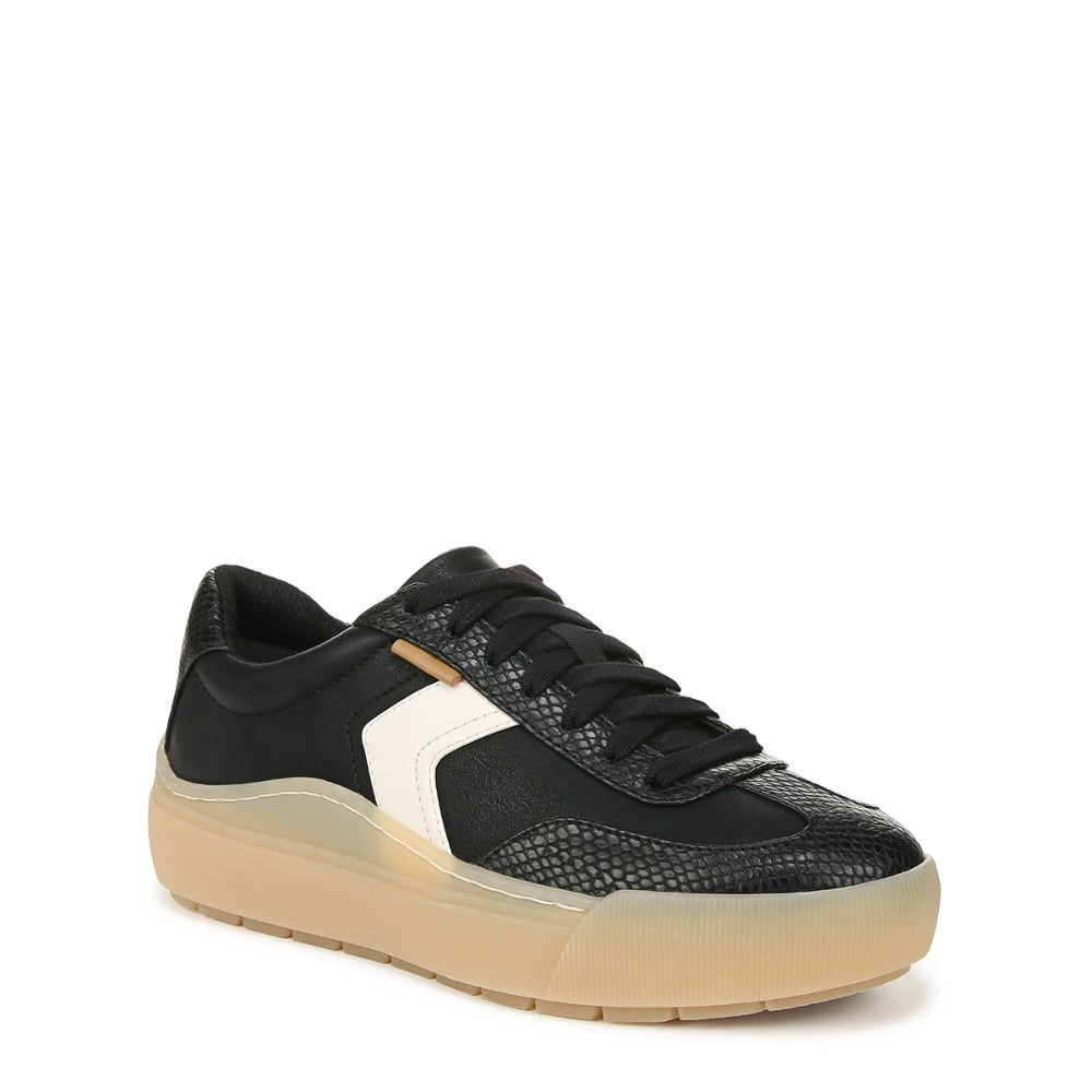 Comfortable Trainers for Women with Lace Up Side Panel Cushioned Gum Sole Retro Style