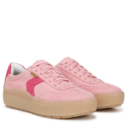 Comfortable Trainers for Women with Lace Up Side Panel Cushioned Gum Sole Retro Style